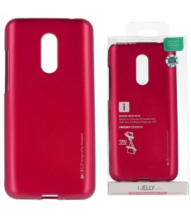 Rožinis silikoninis dėklas Xiaomi Redmi 5 Plus telefonui "Mercury iJelly Case Metal"