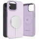 Purpurinis (Mauve) dėklas Apple iPhone 15 telefonui "Tech-Protect Silicone Pure Magsafe"