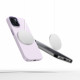 Purpurinis (Mauve) dėklas Apple iPhone 15 telefonui "Tech-Protect Silicone Pure Magsafe"