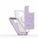 Purpurinis (Mauve) dėklas Apple iPhone 15 Pro telefonui "Tech-Protect Silicone Pure Magsafe"