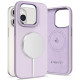 Purpurinis (Mauve) dėklas Apple iPhone 15 Pro Max telefonui "Tech-Protect Silicone Pure Magsafe"