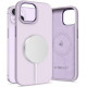 Purpurinis (Mauve) dėklas Apple iPhone 14 telefonui "Tech-Protect Silicone Pure Magsafe"