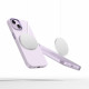 Purpurinis (Mauve) dėklas Apple iPhone 14 telefonui "Tech-Protect Silicone Pure Magsafe"