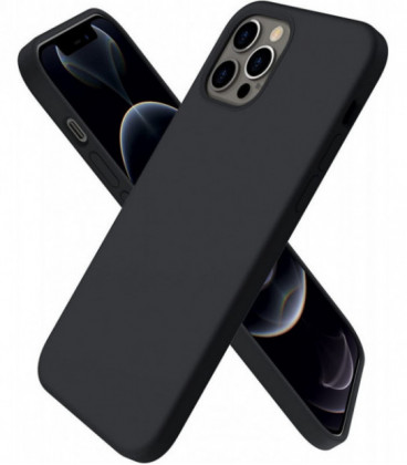 Dėklas Liquid Silicone 1.5mm Xiaomi Redmi 17C 4G/Redmi 14C/Redmi A4/Poco C75 juodas