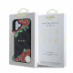 Juodas dėklas Apple iPhone 16 telefonui "Guess PU Leather 4G Roses MagSafe Case"