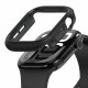 Juodas dėklas Apple Watch 10 / 11 (46mm) laikrodžiui "Ringke Onyx"