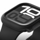 Juodas dėklas Apple Watch 10 / 11 (46mm) laikrodžiui "Ringke Onyx"