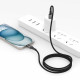 Pilkas USB-A - Lightning 15W / 3A 100cm laidas "Tech-Protect Ultraboost DNA"