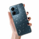 Skaidrus dėklas su blizgučiais Xiaomi Redmi 14C / Poco C75 telefonui "Crystal Glitter Case"