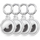 Skaidrus dėklas Apple Airtag 1 / 2 "Tech-Protect Icon 4-Pack"