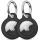 Juodas dėklas Apple Airtag 1 / 2 "Tech-Protect Rough 2-Pack"