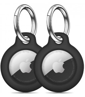 Juodas dėklas Apple Airtag "Tech-Protect Rough 2-Pack"