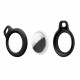 Juodas dėklas Apple Airtag 1 / 2 "Tech-Protect Rough Chain 2-Pack"