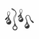 Juodas dėklas Apple Airtag 1 / 2 "Tech-Protect Rough Chain 2-Pack"