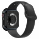 Juodas dėklas Apple Watch 10 / 11 (46mm) laikrodžiui "Spigen Thin Fit"