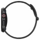 Juodas dėklas Apple Watch 10 / 11 (46mm) laikrodžiui "Spigen Thin Fit"