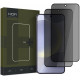 Juodas (Privacy) apsauginis stiklas Samsung Galaxy S24 / S25 telefonui "HOFI Glass Pro+ Anti Spy"