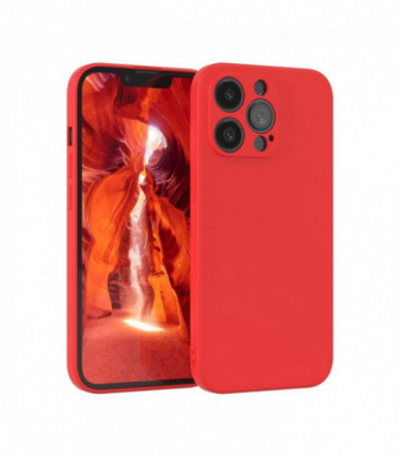 Dėklas Liquid Silicone 1.5mm Xiaomi Redmi Note 14 Pro+ 5G raudonas