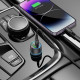 Automobilinis USB-A + USB-C QC 3.0 PD 48W pakrovėjas "Borofone Car charger BZ21 Brilliant"