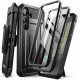 Juodas dėklas Samsung Galaxy S25 Plus telefonui "Supcase Unicorn Beetle Pro 2-Set"