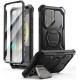 Juodas dėklas Samsung Galaxy S25 Plus telefonui "Supcase IBLSN Armorbox Mag Magsafe"