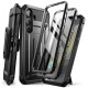 Juodas dėklas Samsung Galaxy S25 telefonui "Supcase Unicorn Beetle Pro 2-Set"