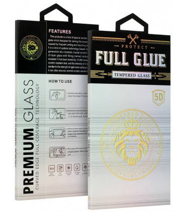Apsauginis grūdintas stiklas Samsung Galaxy A16 5G / A17 5G telefonui "Hard Full Glue 5D"
