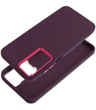 Purpurinis dėklas Samsung Galaxy S24 FE telefonui "Frame Case"