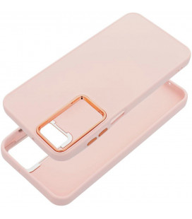 Rožinis dėklas Samsung Galaxy A56 5G telefonui "Frame Case"