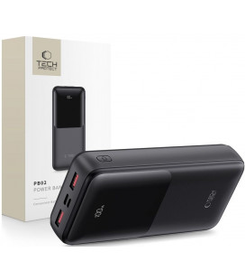 Juoda išorinė baterija 22.5W 20000mAh "Tech-Protect PB02 Power Bank"