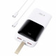 Balta išorinė baterija 22.5W 30000mAh "Tech-Protect PB03 Power Bank"