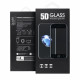 Juodas apsauginis grūdintas stiklas Samsung Galaxy S24 FE telefonui "5D Full Glue"