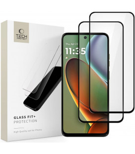 Apsauginis grūdintas stiklas Motorola Moto G15 / G15 Power / G17 / G17 Power / G05 / E15 "Tech-Protect Glass Fit+ 2-Pack"