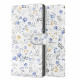 Atverčiamas dėklas Xiaomi Redmi Note 14 Pro 5G / 14 Pro Plus 5G / Poco X7 5G telefonui "Tech-Protect Wallet Spring Flowers"