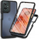 Juodas dėklas Motorola Moto G54 5G / G55 5G telefonui "Tech-protect Defense"