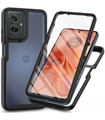 Juodas dėklas Motorola Moto G55 5G telefonui "Tech-protect Defense"