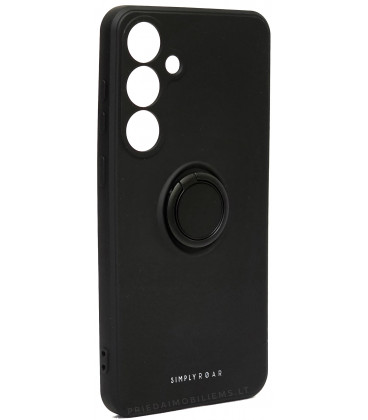 Juodas dėklas Samsung Galaxy S25 Plus telefonui "Roar Amber Case"