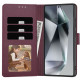 Bordo atverčiamas dėklas Samsung Galaxy S25 telefonui "Tech-Protect Wallet"