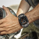 Juoda apyrankė - dėklas Apple Watch Ultra 1 / 2 / 3 (49 mm) laikrodžiui "Supcase UB Ore"