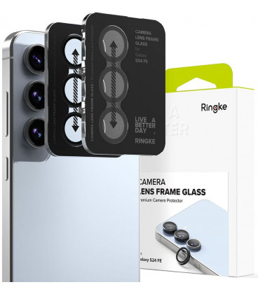 Kameros apsauga Samsung Galaxy S24 FE telefonui "Ringke Camera Frame Protector 2-Pack"