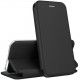 Juodas atverčiamas dėklas Samsung Galaxy S25 telefonui "Book Elegance"