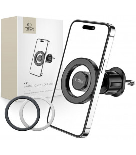Juodas automobilinis magnetinis telefono laikiklis "Tech-Protect N51 Magnetic Magsafe Vent"