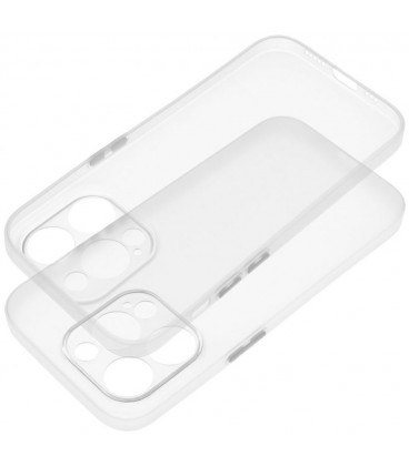 Matinis skaidrus dėklas Samsung Galaxy S24 FE telefonui "Ultrathin Matt Case"