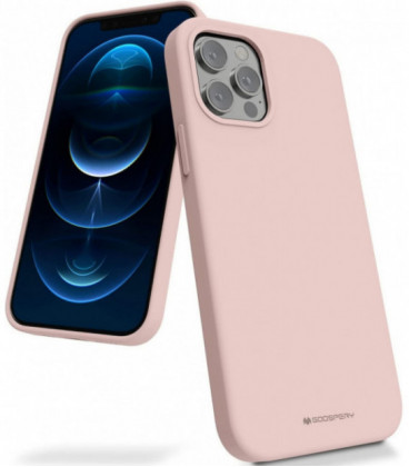 Dėklas Mercury Silicone Case Samsung S721 S24 FE rožinio smėlio