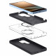 Juodas dėklas Samsung Galaxy S25 Ultra telefonui "Spigen Silicone Fit Mag Magsafe"