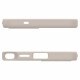 Natural Titanium dėklas Samsung Galaxy S25 Ultra telefonui "Spigen Silicone Fit Mag Magsafe"