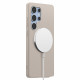 Natural Titanium dėklas Samsung Galaxy S25 Ultra telefonui "Spigen Silicone Fit Mag Magsafe"