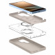 Natural Titanium dėklas Samsung Galaxy S25 Ultra telefonui "Spigen Silicone Fit Mag Magsafe"