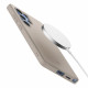 Natural Titanium dėklas Samsung Galaxy S25 Ultra telefonui "Spigen Silicone Fit Mag Magsafe"