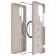 Natural Titanium dėklas Samsung Galaxy S25 Ultra telefonui "Spigen Silicone Fit Mag Magsafe"
